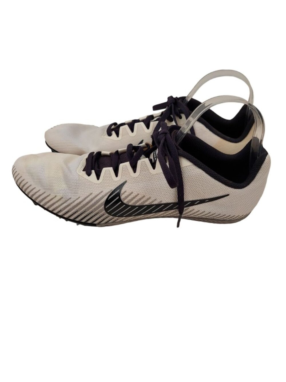 Nike Racing Shoe Mens 11.5 Multi Use Zoom Rival Black White Performance Athletic - Picture 3 of 12
